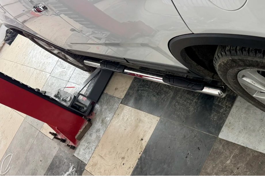 Kia Sorento II XM 2009-2014 Tubos Laterales (2 uds., Acero Inoxidable) Foto 2