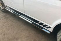 Volkswagen T5 2010-2015 Barras Laterales (2 uds., Acero Inoxidable) foto 9
