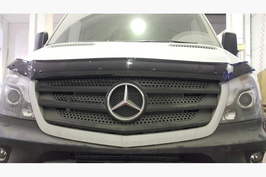 Mercedes Sprinter W906 2006–2018 Deflector de capó 2013+ (V1, EuroCap) Foto 8