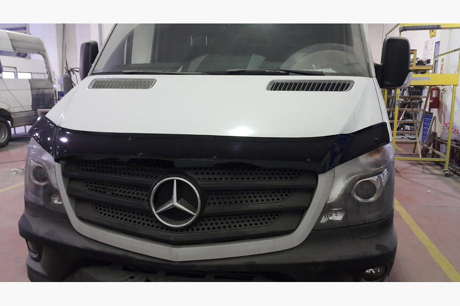 Mercedes Sprinter W906 2006–2018 Deflector de capó 2013+ (V1, EuroCap) Foto 7