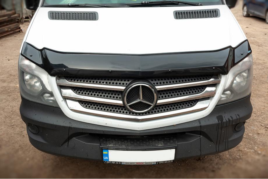 Mercedes Sprinter W906 2006–2018 Deflector de capó 2013+ (V1, EuroCap) Foto 3