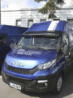 Iveco Daily 2014- Visera para parabrisas V1 (negro brillo, 5mm) foto 5