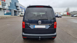 Volkswagen Caddy 2015-2020 Moldura cromada sobre la matrícula (1 puerta, acero inoxidable) foto 1