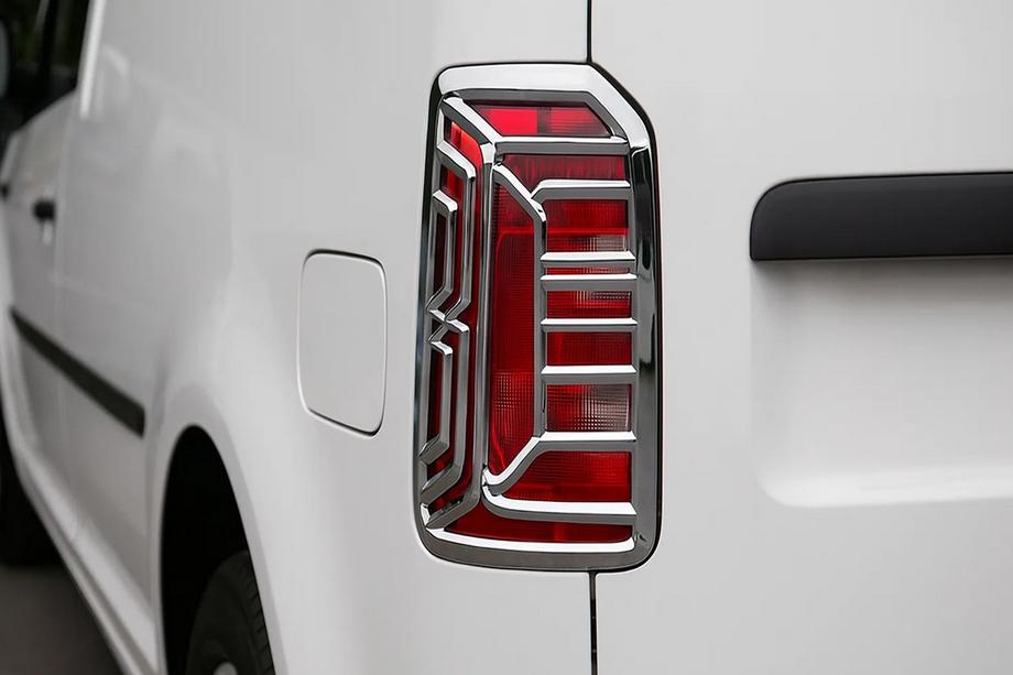 Volkswagen Caddy 2015-2020 Cubiertas cromadas para pilotos traseros (2 uds., plástico) Image