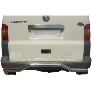 Barra trasera onda (acero inoxidable) Volkswagen T5 Transporter 2003-2010 foto 1