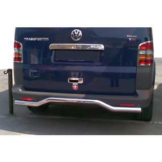 Barra trasera onda (acero inoxidable) Volkswagen T5 Transporter 2003-2010 foto 2