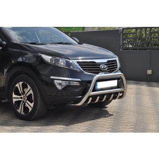 Defensa Delantera WT003 (Acero Inoxidable) Kia Sportage 2010-2015 foto 2