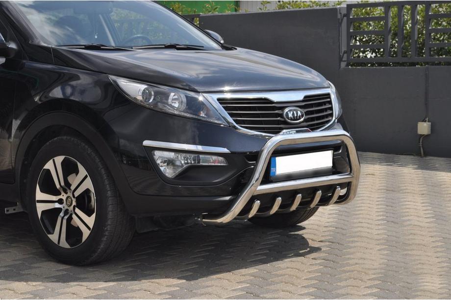 Kia Sportage 2010-2015 Defensa Delantera WT003 (Acero Inoxidable) Foto 2