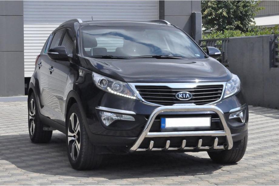 Kia Sportage 2010-2015 Defensa Delantera WT003 (Acero Inoxidable) Foto 1