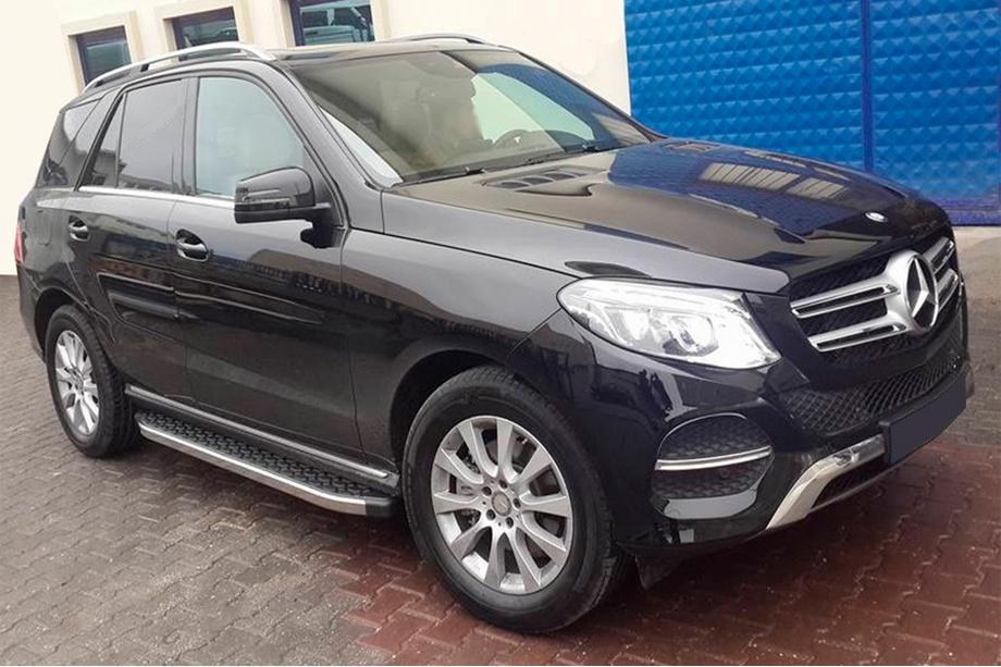 Mercedes GLE/ML class W166 2011-2018 Estribos Laterales BlackLine (2 uds., Aluminio) Image