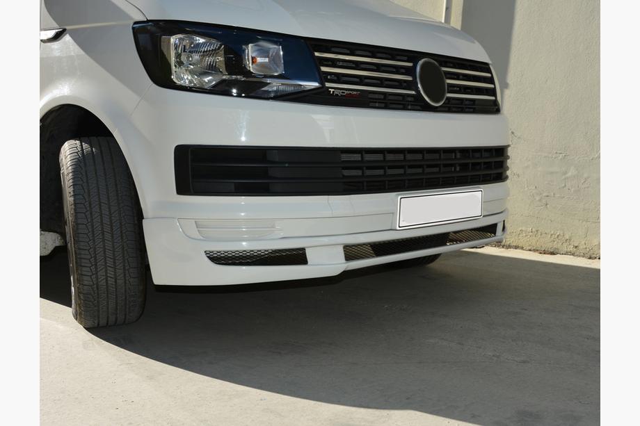 Volkswagen T6 2015-2024 Labio de parachoques delantero 2015-2018 (imprimado para pintar) Image