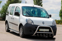 Renault Kangoo 2008–2020 Defensa Delantera WT003/004 (Acero Inoxidable) sin inscripción, 51 mm foto 8