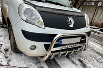 Renault Kangoo 2008–2020 Defensa Delantera WT003/004 (Acero Inoxidable) sin inscripción, 51 mm foto 3