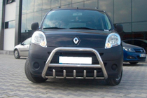 Renault Kangoo 2008–2020 Defensa Delantera WT003/004 (Acero Inoxidable) sin inscripción, 51 mm foto 10