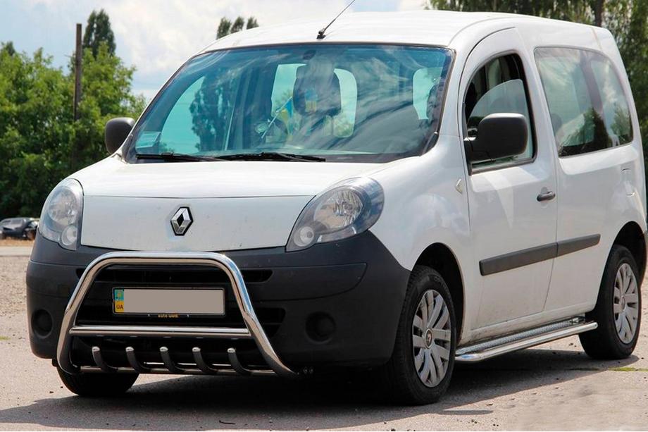 Renault Kangoo 2008–2020 Defensa Delantera WT003/004 (Acero Inoxidable) Foto 7
