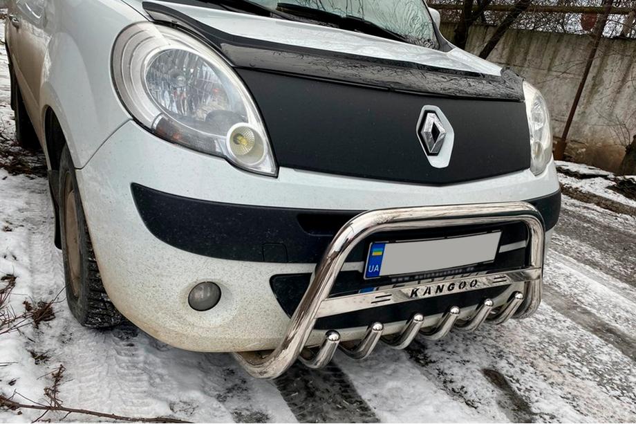 Renault Kangoo 2008–2020 Defensa Delantera WT003/004 (Acero Inoxidable) Foto 3