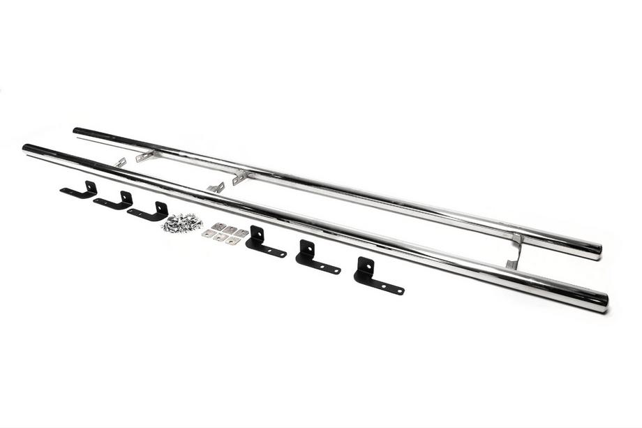 Renault Kangoo 2008–2020 Barras Laterales BB002 (2 uds., Acero Inoxidable) 70 mm, batalla corta Foto 5