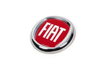 Fiat Emblema (rojo V1, autoadhesivo) 120 mm foto 2