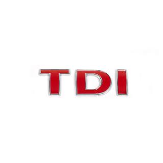 Emblema TDI (letra recta) foto 2