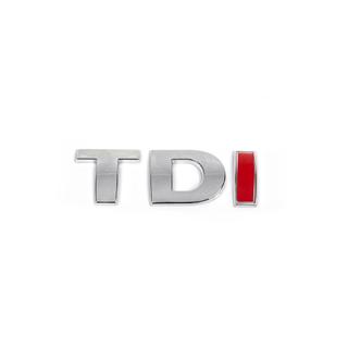Emblema TDI (letra recta) foto 3