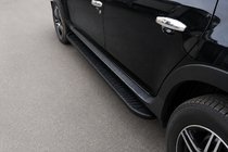 Renault Duster 2008–2017 Estribos Laterales Tayga Black (2 uds., Aluminio) foto 1
