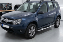 Dacia Duster 2008-2018 Estribos Laterales Tayga Grey V2 (2 uds., Aluminio) foto 2