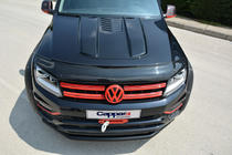 Volkswagen Amarok 2010-2022 Deflector de capó (EuroCap) foto 19