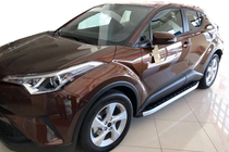 Toyota C-HR 2016-2023 Estribos laterales Fullmond (2 uds., aluminio) foto 1