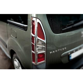 Cubiertas Cromadas para Luces Traseras Esquina (2pcs, Plástico) Citroen Berlingo 2008-2018 foto 1