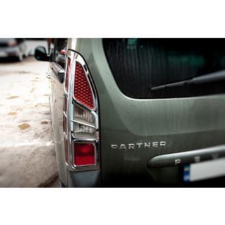 Cubiertas Cromadas para Luces Traseras Esquina (2pcs, Plástico) Citroen Berlingo 2008-2018 foto 2