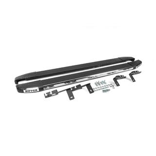 Estribos laterales Omsa Black (2 uds., aluminio) Peugeot Bipper 2008-2017 foto 3