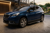 Peugeot 3008 2008-2016 Estribos Laterales Bosphorus Black (2 uds., Aluminio) foto 1