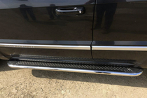 Jeep Grand Cherokee WK 2004-2010 Estribos Laterales Maydos V2 (2 uds, acero inoxidable) foto 7