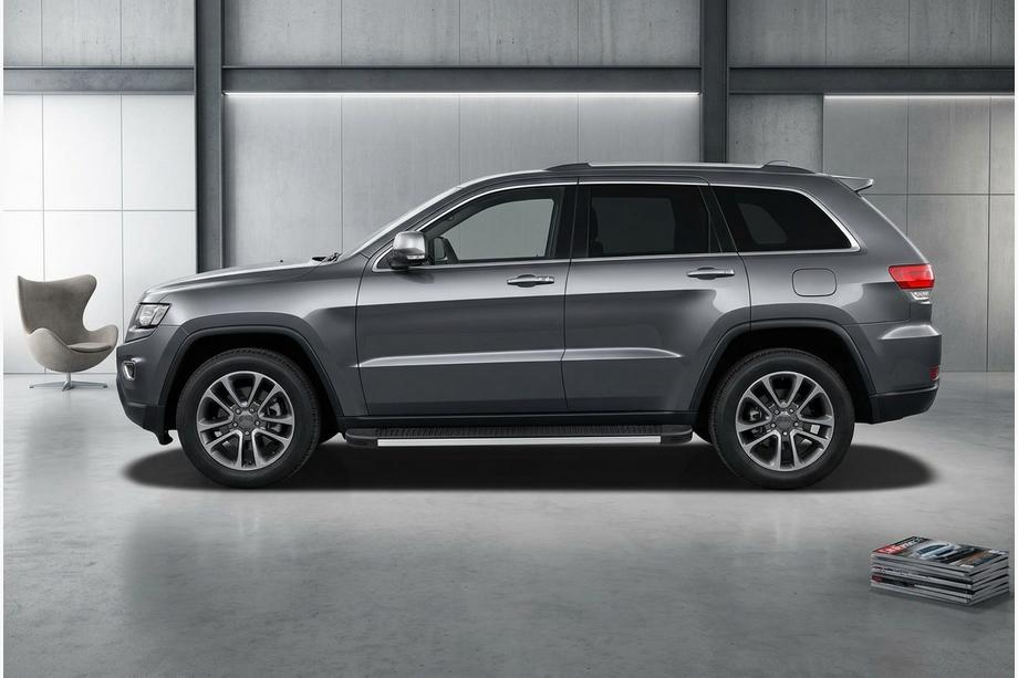 Jeep Grand Cherokee WK2 2010-2021 Estribos Laterales Maya V1 (2 uds., Aluminio) Image
