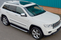 Jeep Grand Cherokee WK2 2010-2021 Estribos Laterales Fullmond (2 uds., Aluminio) foto 1