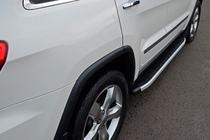 Jeep Grand Cherokee WK2 2010-2021 Estribos Laterales Fullmond (2 uds., Aluminio) foto 3
