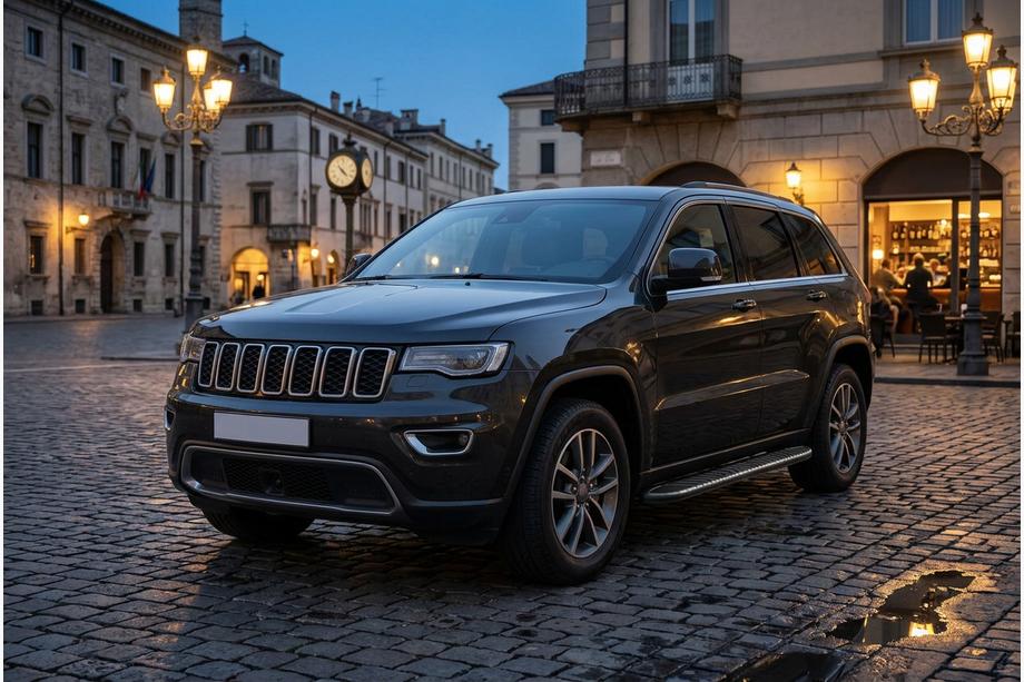 Jeep Grand Cherokee WK2 2010-2021 Estribos Laterales Bosphorus Black (2 uds., Aluminio) Image