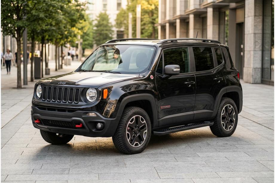 Jeep Renegade 2014- Estribos Laterales Allmond Black (2 uds., Aluminio) Image