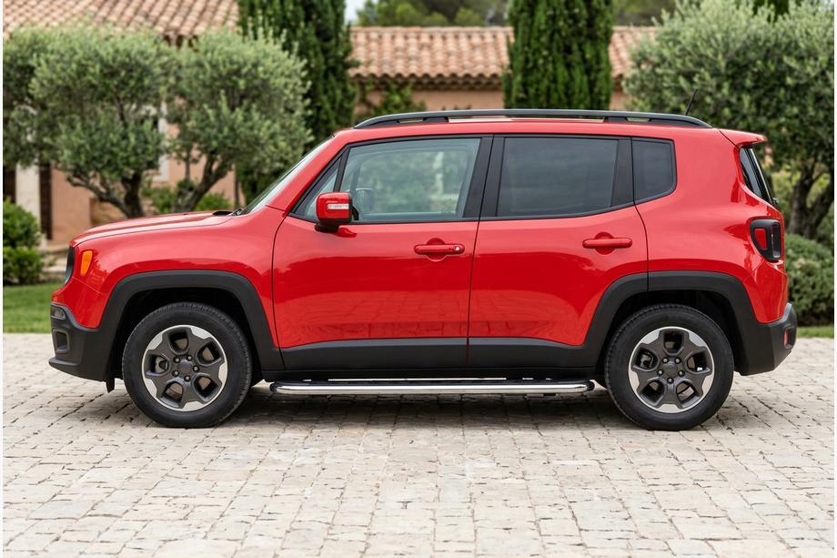 Jeep Renegade 2014- Estribos Laterales Maydos V1 (2 uds., Aluminio y Acero Inoxidable) Image