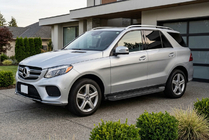 Mercedes GLE/ML class W166 2011-2018 Estribos Laterales Allmond Black (2 uds., Aluminio) foto 1