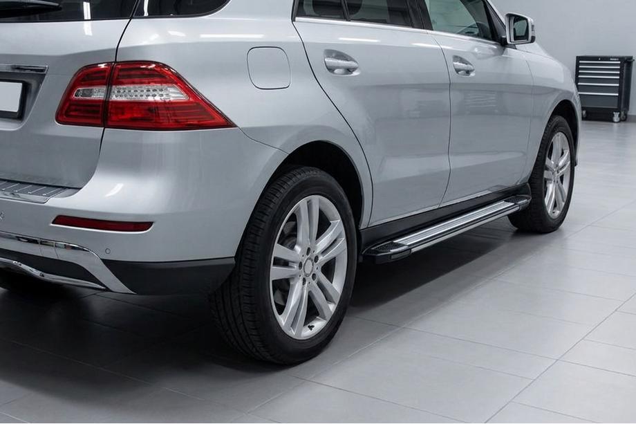 Mercedes GLE/ML class W166 2011-2018 Estribos Laterales Rainbow (2 uds., Aluminio) Image
