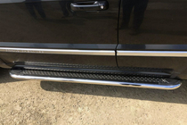 Nissan X-trail T32/Rogue 2014-2021 Estribos Laterales Maydos V2 (2 uds, acero inoxidable) foto 1