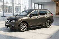 Nissan X-trail T32/Rogue 2014-2021 Estribos Laterales Allmond Black (2 uds., Aluminio) foto 1