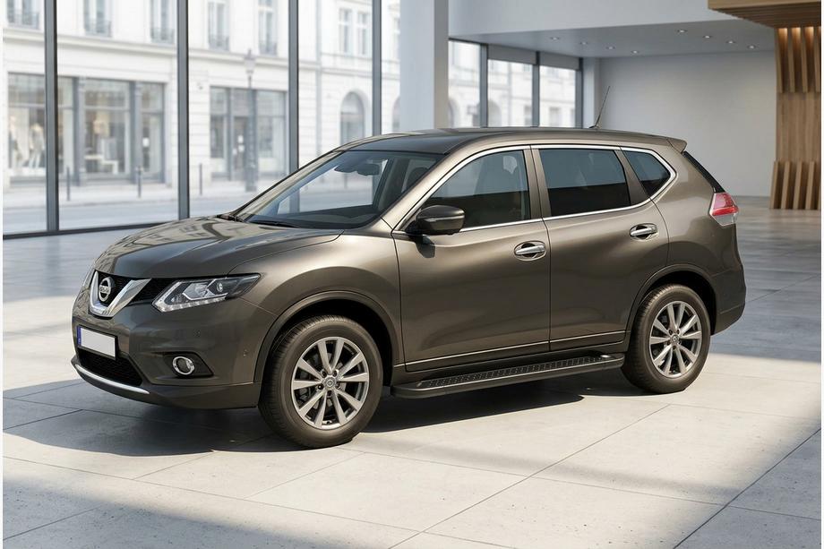 Nissan X-trail T32/Rogue 2014-2021 Estribos Laterales Allmond Black (2 uds., Aluminio) Image