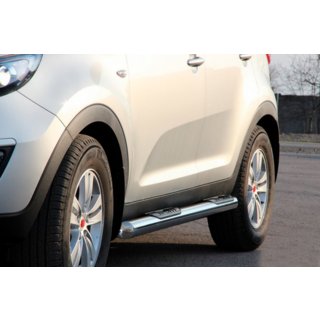 Tubos Laterales (2 uds., Acero Inoxidable) Kia Sportage 2010-2015 foto 4