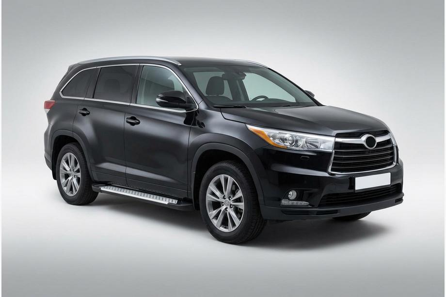 Toyota Highlander 2013-2019 Estribos laterales Allmond Grey (2 uds., aluminio) Image