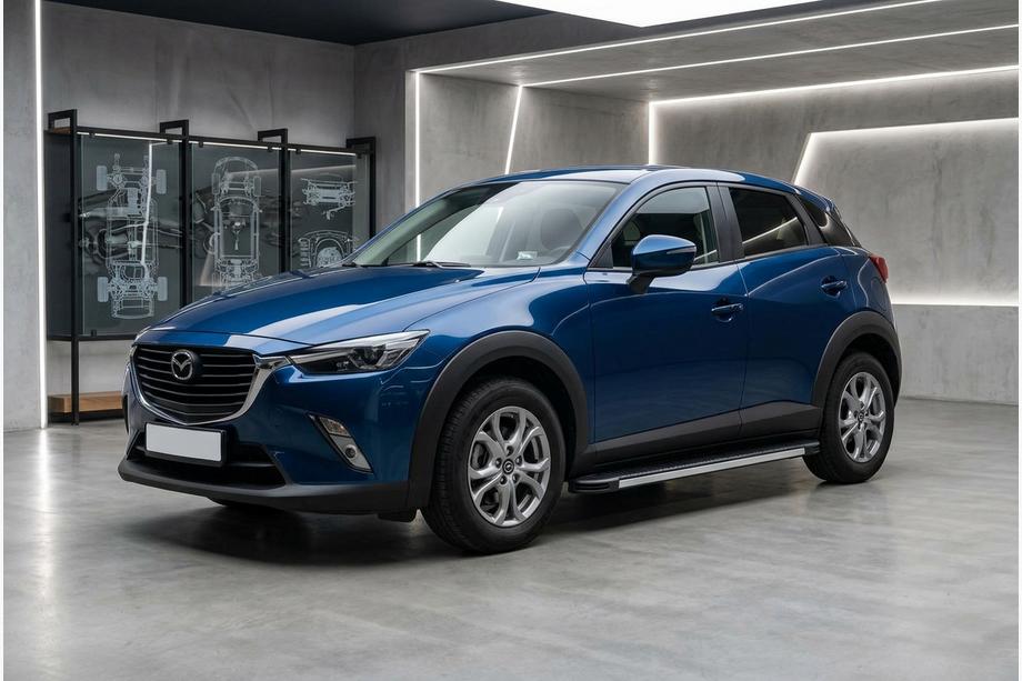 Mazda CX-3 2015- Estribos Laterales Maya V1 (2 uds., Aluminio) Image