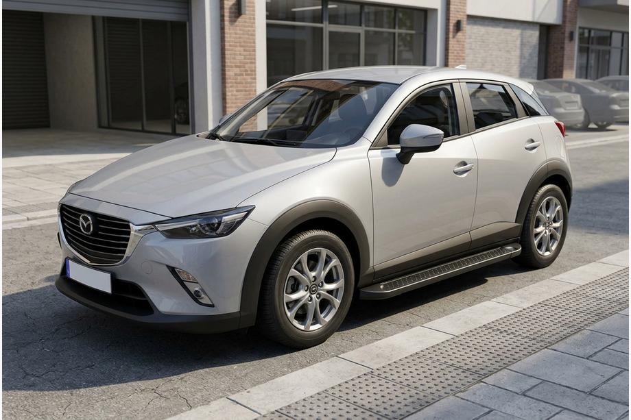 Mazda CX-3 2015- Estribos Laterales Allmond Black (2 uds., Aluminio) Foto 1