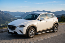 Mazda CX-3 2015- Estribos Laterales Maydos V1 (2 uds., Aluminio y Acero Inoxidable) foto 1