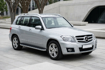 Mercedes GLK class X204 2008-2015 Estribos Laterales Tayga Grey (2 uds., Aluminio) foto 1